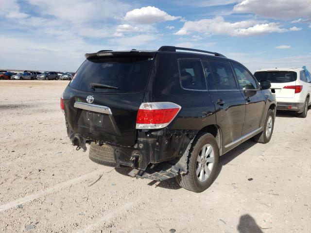 5TDZK3EH0DS125844 - 2013 TOYOTA HIGHLANDER BASE Қара фото 3