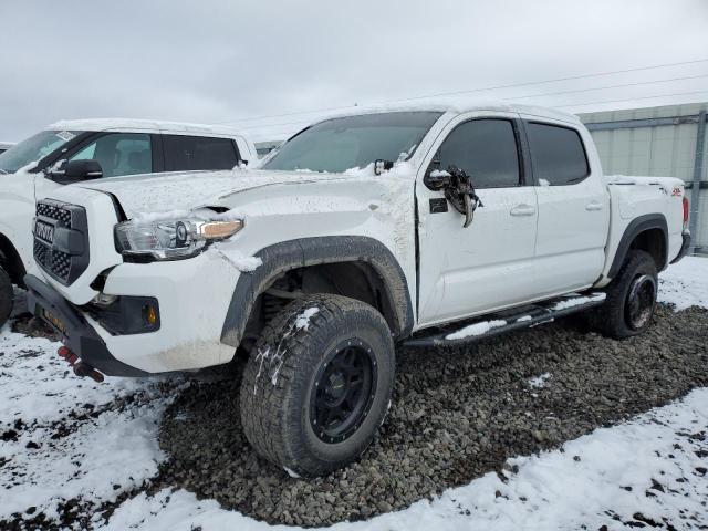 3TMCZ5AN1KM217440 - 2019 TOYOTA TACOMA DOUBLE CAB WHITE photo 1