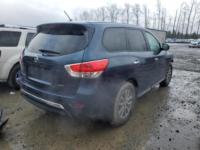 5N1AR2MM2FC603120 - 2015 NISSAN PATHFINDER S BLUE photo 3