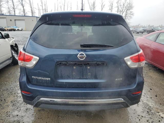 5N1AR2MM2FC603120 - 2015 NISSAN PATHFINDER S BLUE photo 6