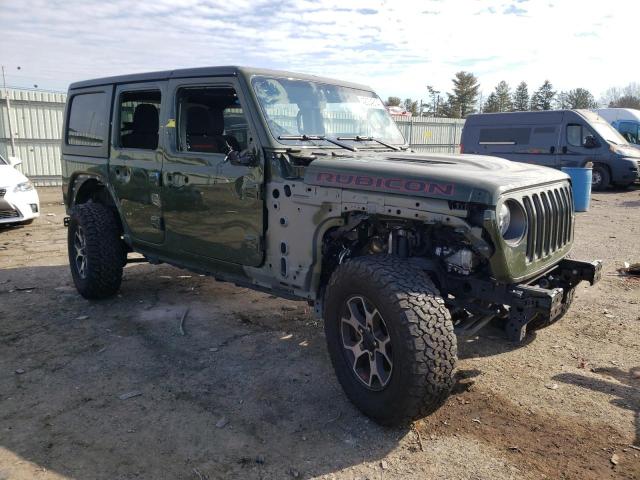 1C4HJXFG5NW218596 - 2022 JEEP WRANGLER RUBICON GREEN photo 4