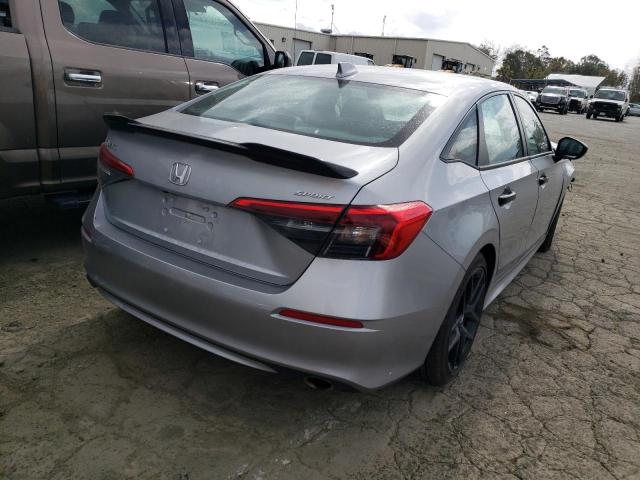 2HGFE2F52NH607077 - 2022 HONDA CIVIC SPORT 银色 照片 3