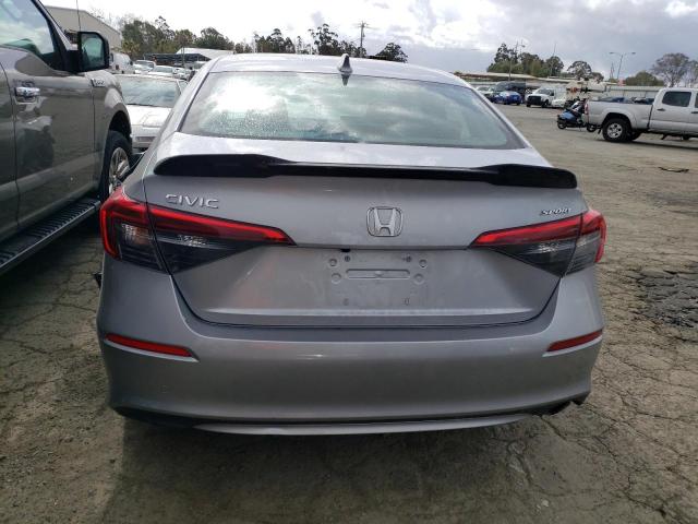 2HGFE2F52NH607077 - 2022 HONDA CIVIC SPORT 银色 照片 6