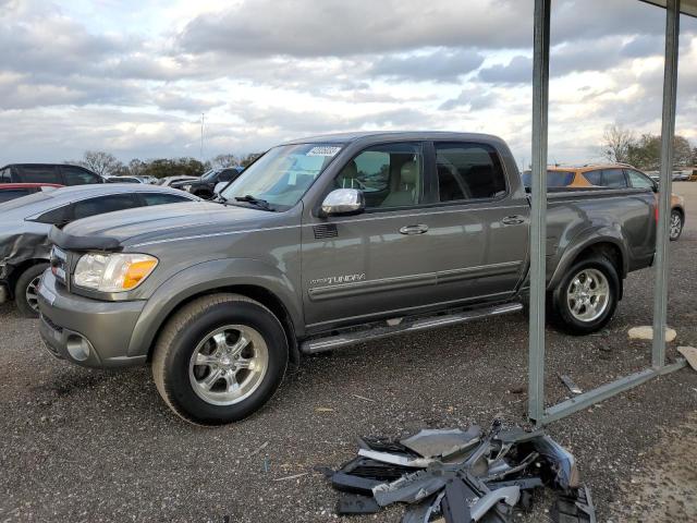5TBET34156S557616 - 2006 TOYOTA TUNDRA DOUBLE CAB SR5 GRAY photo 1