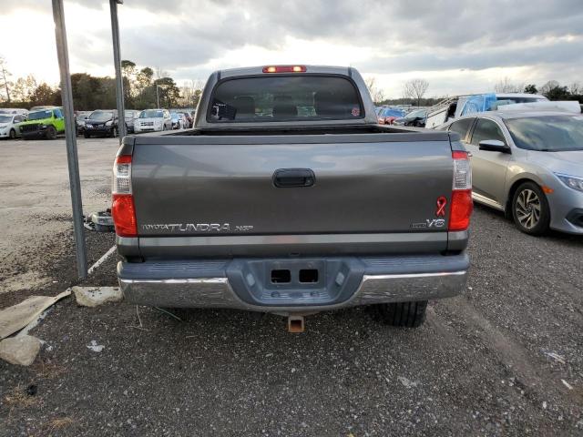 5TBET34156S557616 - 2006 TOYOTA TUNDRA DOUBLE CAB SR5 GRAY photo 6