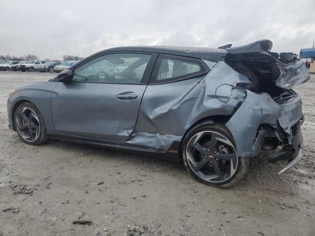 KMHTH6AB3LU021247 - 2020 HYUNDAI VELOSTER TURBO GRAY photo 2