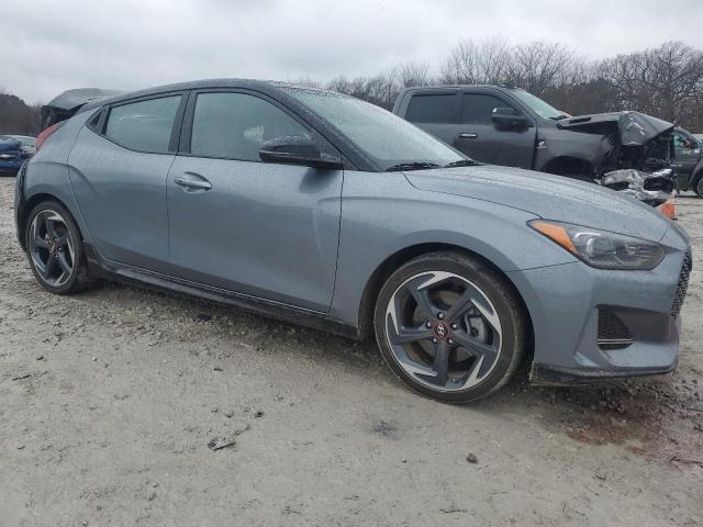 KMHTH6AB3LU021247 - 2020 HYUNDAI VELOSTER TURBO GRAY photo 4