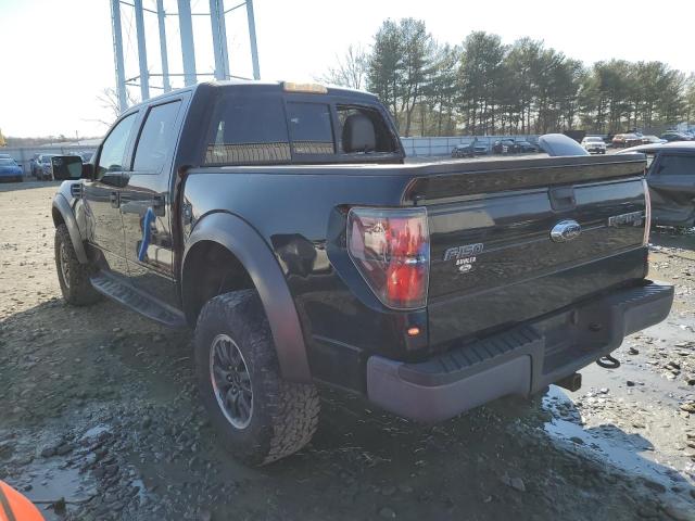 1FTFW1R61BFB87562 - 2011 FORD F150 SVT RAPTOR BLACK photo 2