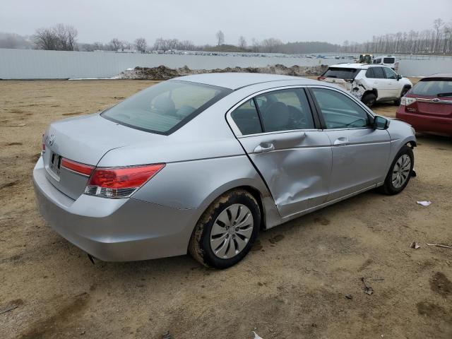 1HGCP2F3XCA054167 - 2012 HONDA ACCORD LX SILVER photo 3