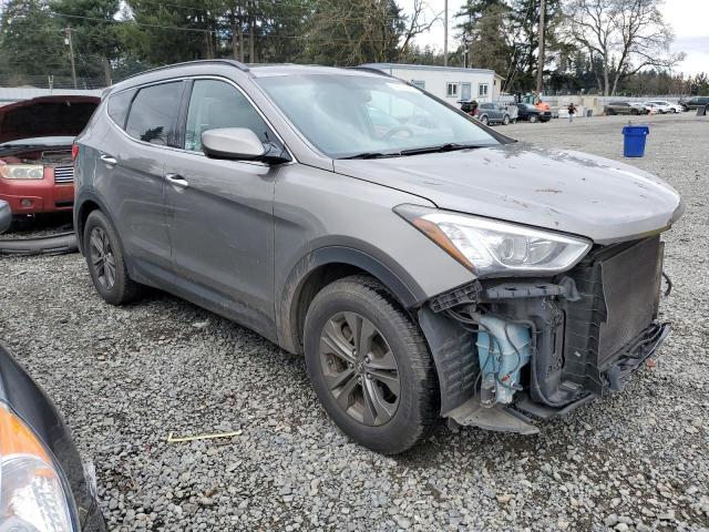 5XYZUDLB2DG007371 - 2013 HYUNDAI SANTA FE S GRAY photo 4