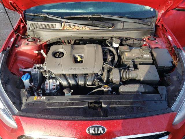 3KPF34AD3KE007822 - 2019 KIA FORTE GT LINE RED photo 11