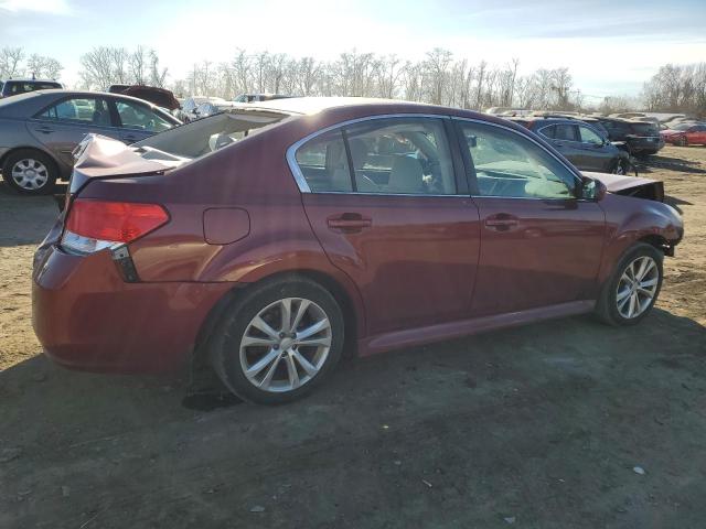 4S3BMBC65D3014487 - 2013 SUBARU LEGACY 2.5I PREMIUM BURGUNDY photo 3