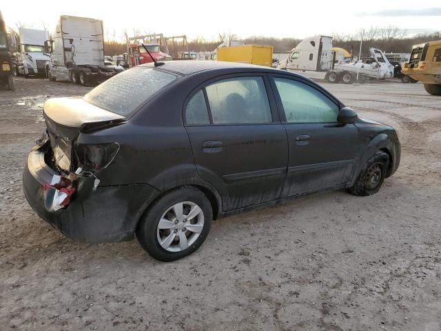 KNADH4A32A6600962 - 2010 KIA RIO LX BLACK photo 3