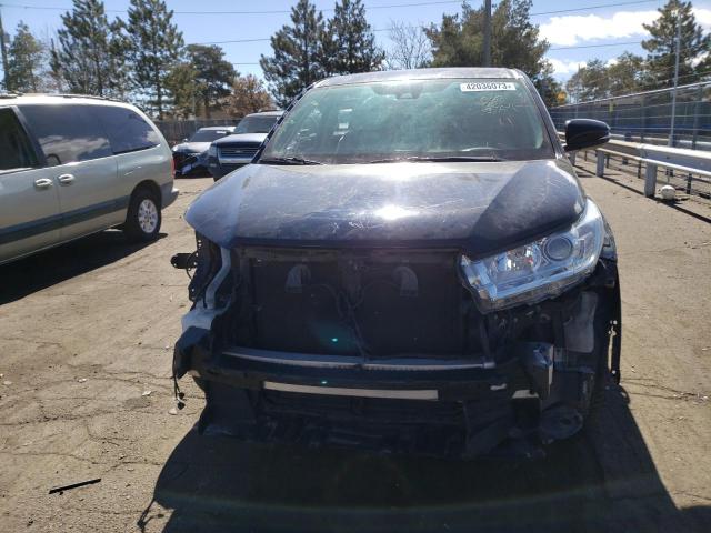 5TDBZRFH5JS804552 - 2018 TOYOTA HIGHLANDER LE BLACK photo 5