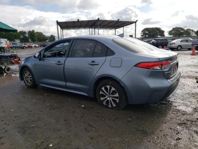 JTDEAMDE4NJ055262 - 2022 TOYOTA COROLLA LE BLUE photo 2