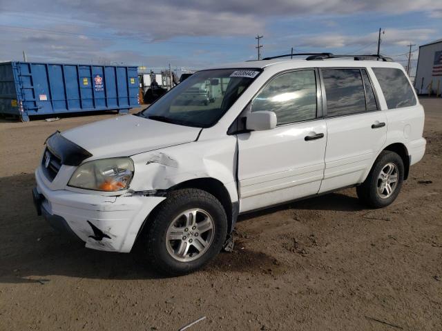 2HKYF18444H597984 - 2004 HONDA PILOT EX WHITE photo 1