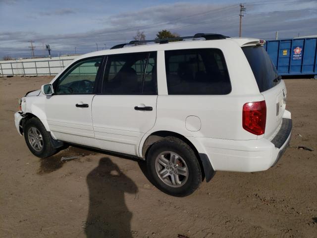 2HKYF18444H597984 - 2004 HONDA PILOT EX WHITE photo 2