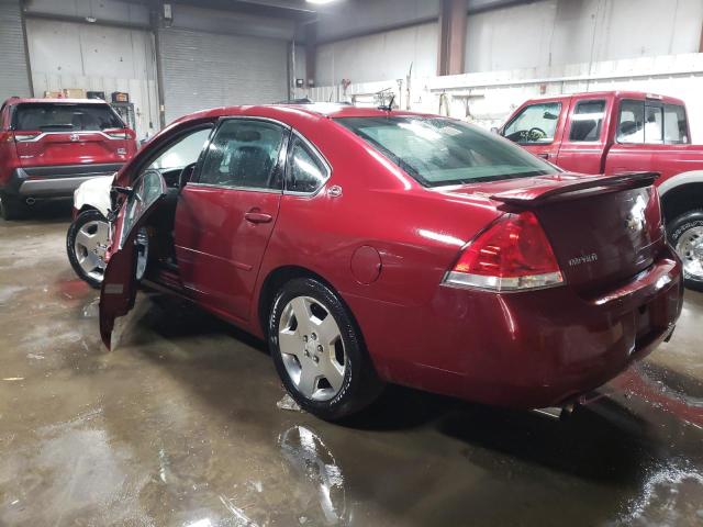 2G1WD58C879201860 - 2007 CHEVROLET IMPALA SUPER SPORT RED photo 2