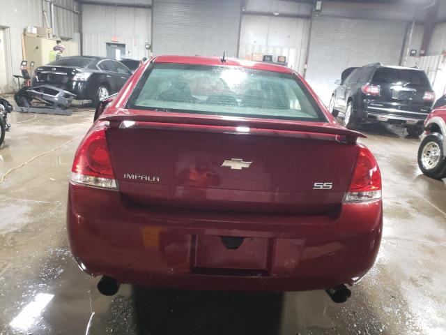 2G1WD58C879201860 - 2007 CHEVROLET IMPALA SUPER SPORT RED photo 6