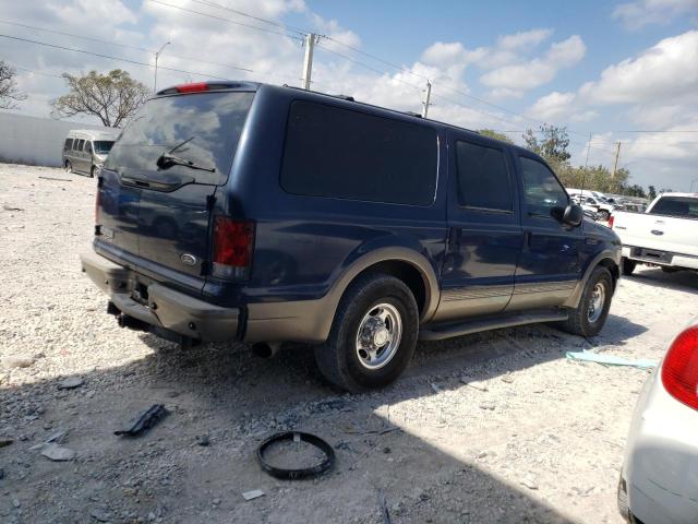 1FMNU44P23EB32883 - 2003 FORD EXCURSION EDDIE BAUER BLUE photo 3