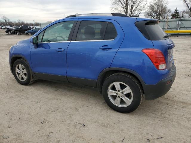 KL7CJLSB7FB231644 - 2015 CHEVROLET TRAX 1LT BLUE photo 2