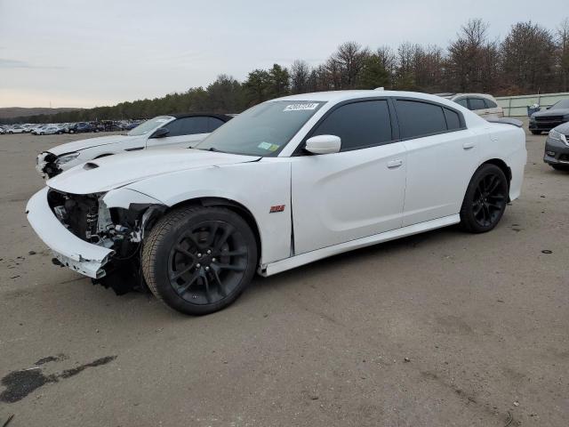 2C3CDXGJ3LH130304 - 2020 DODGE CHARGER SCAT PACK WHITE photo 1