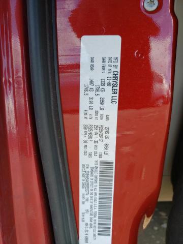 2D8HN54X99R593774 - 2009 DODGE GRAND CARA RED photo 13