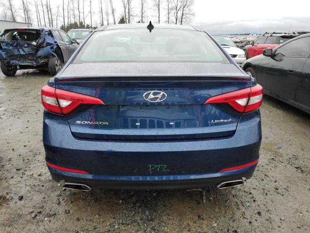 5NPE34AF6FH116161 - 2015 HYUNDAI SONATA SPORT BLUE photo 6