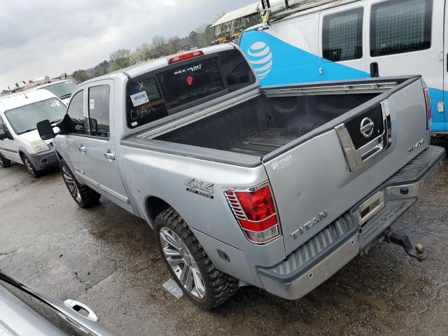 1N6AA0EC6BN326604 - 2011 NISSAN TITAN S SILVER photo 2