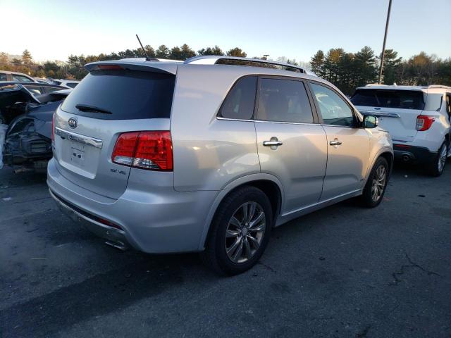 5XYKWDA22BG095267 - 2011 KIA SORENTO SX GRAY photo 3