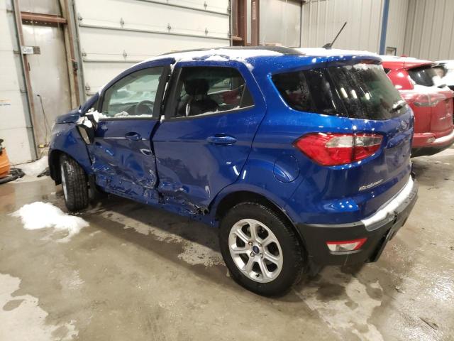 MAJ3S2GE5MC447843 - 2021 FORD ECOSPORT SE BLUE photo 2
