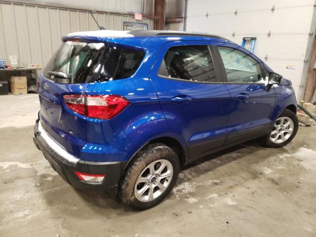 MAJ3S2GE5MC447843 - 2021 FORD ECOSPORT SE BLUE photo 3