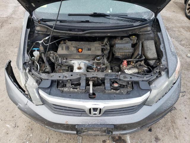 2HGFB2F92CH548931 - 2012 HONDA CIVIC EXL GRAY photo 11