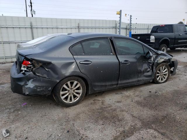 2HGFB2F92CH548931 - 2012 HONDA CIVIC EXL ნაცრისფერი ფოტო 3