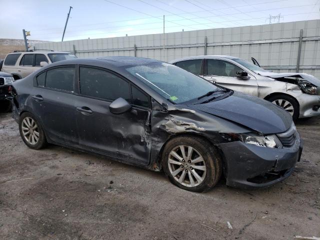 2HGFB2F92CH548931 - 2012 HONDA CIVIC EXL GRAY photo 4