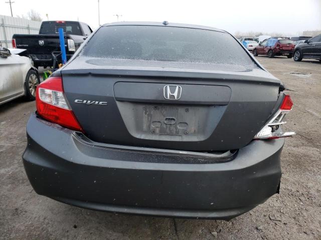 2HGFB2F92CH548931 - 2012 HONDA CIVIC EXL GRAY photo 6