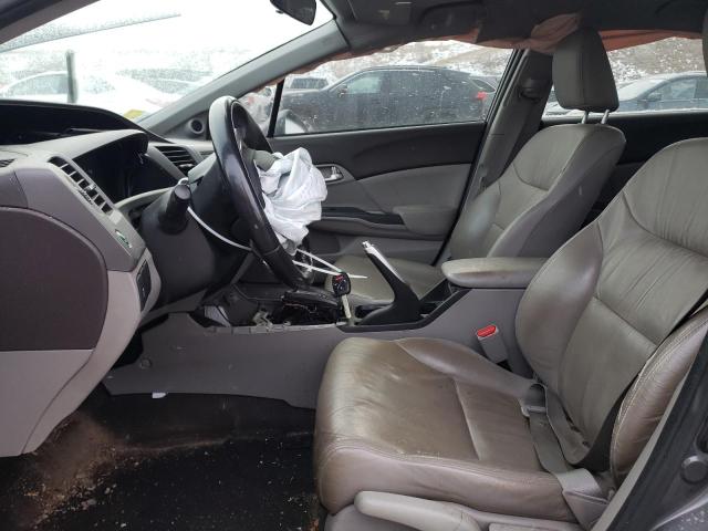 2HGFB2F92CH548931 - 2012 HONDA CIVIC EXL ნაცრისფერი ფოტო 7