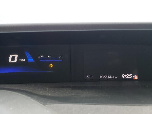 2HGFB2F92CH548931 - 2012 HONDA CIVIC EXL ნაცრისფერი ფოტო 9