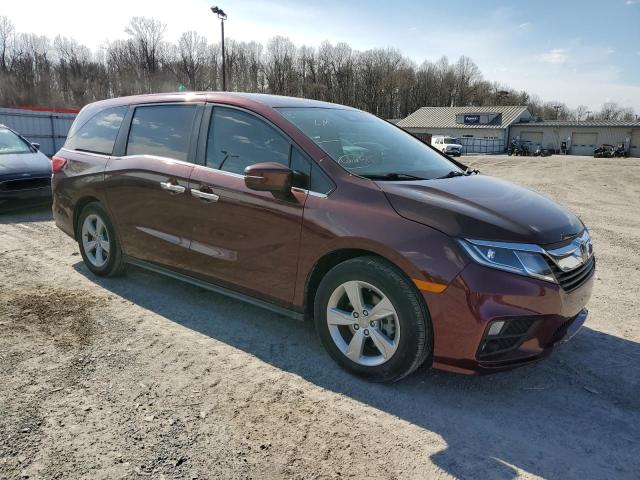 5FNRL6H71KB121952 - 2019 HONDA ODYSSEY EXL MAROON photo 4