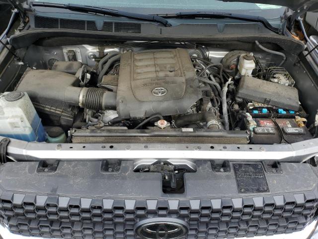 5TFUY5F16LX885338 - 2020 TOYOTA TUNDRA DOUBLE CAB SR/SR5 SILVER photo 11