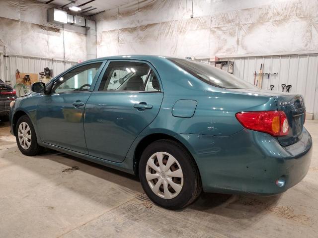 JTDBL40E69J022790 - 2009 TOYOTA COROLLA BASE TURQUOISE photo 2