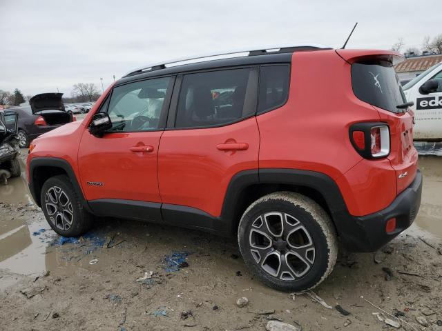 ZACCJBDT0FPB70902 - 2015 JEEP RENEGADE LIMITED RED photo 2