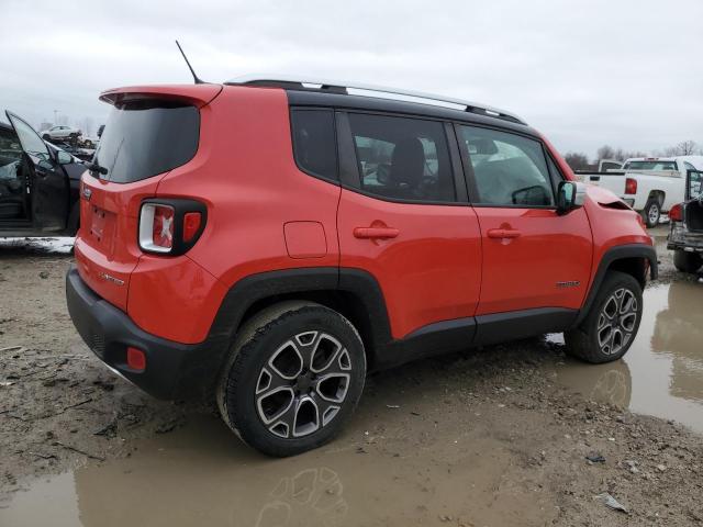 ZACCJBDT0FPB70902 - 2015 JEEP RENEGADE LIMITED RED photo 3