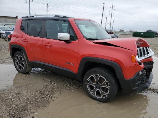 ZACCJBDT0FPB70902 - 2015 JEEP RENEGADE LIMITED RED photo 4