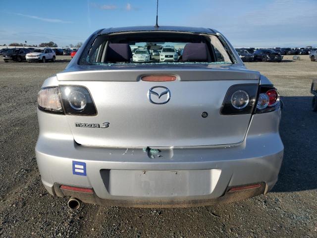 JM1BK32G371714515 - 2007 MAZDA 3 I SILVER photo 6