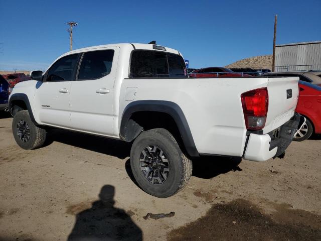 3TMCZ5ANXHM103221 - 2017 TOYOTA TACOMA DOUBLE CAB WHITE photo 2