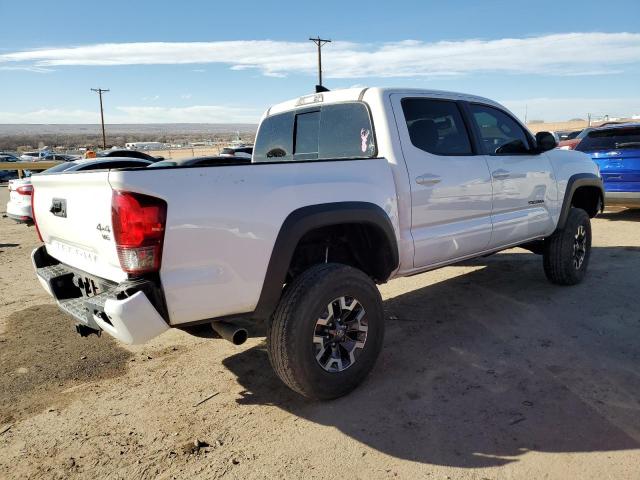 3TMCZ5ANXHM103221 - 2017 TOYOTA TACOMA DOUBLE CAB WHITE photo 3