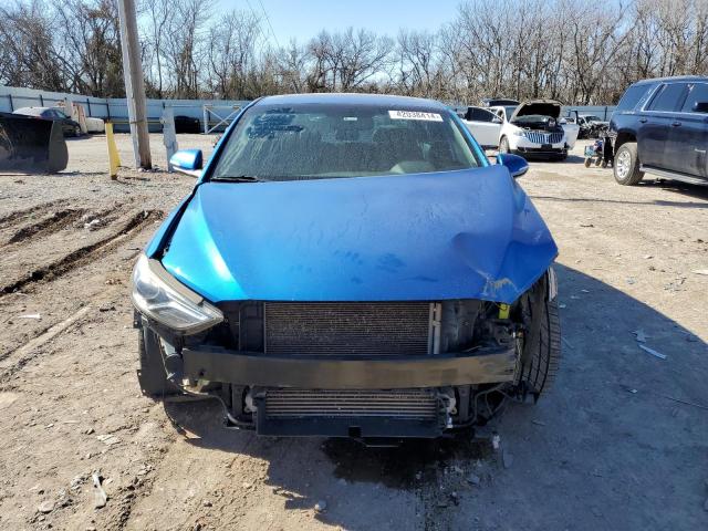 KMHD04LB6JU455401 - 2018 HYUNDAI ELANTRA SPORT BLUE photo 5