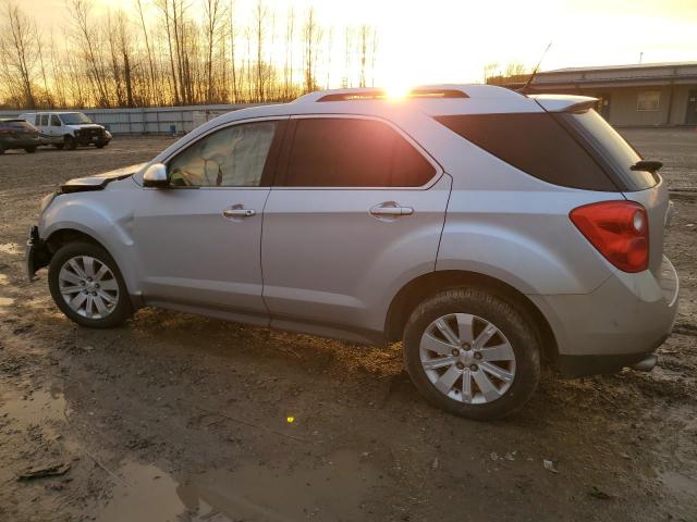 2CNFLGE57B6279659 - 2011 CHEVROLET EQUINOX LTZ SILVER photo 2