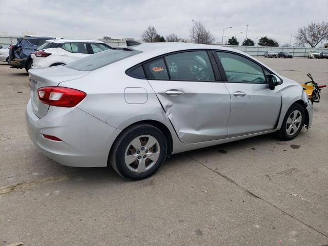 1G1BC5SM9H7125281 - 2017 CHEVROLET CRUZE LS SILVER photo 3